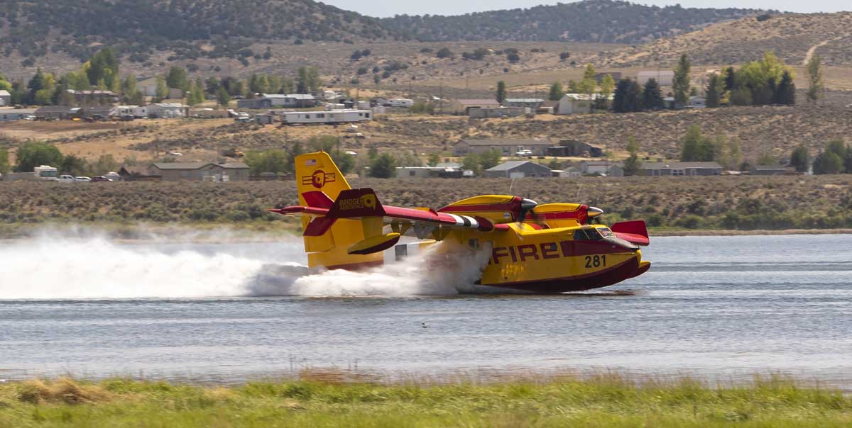 Tanker 281 Cedar Fire Nevada