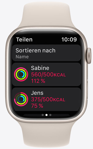 Apple Watch Teilen