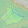 हिंडन नदी यमुना की सहायक नदी है।
