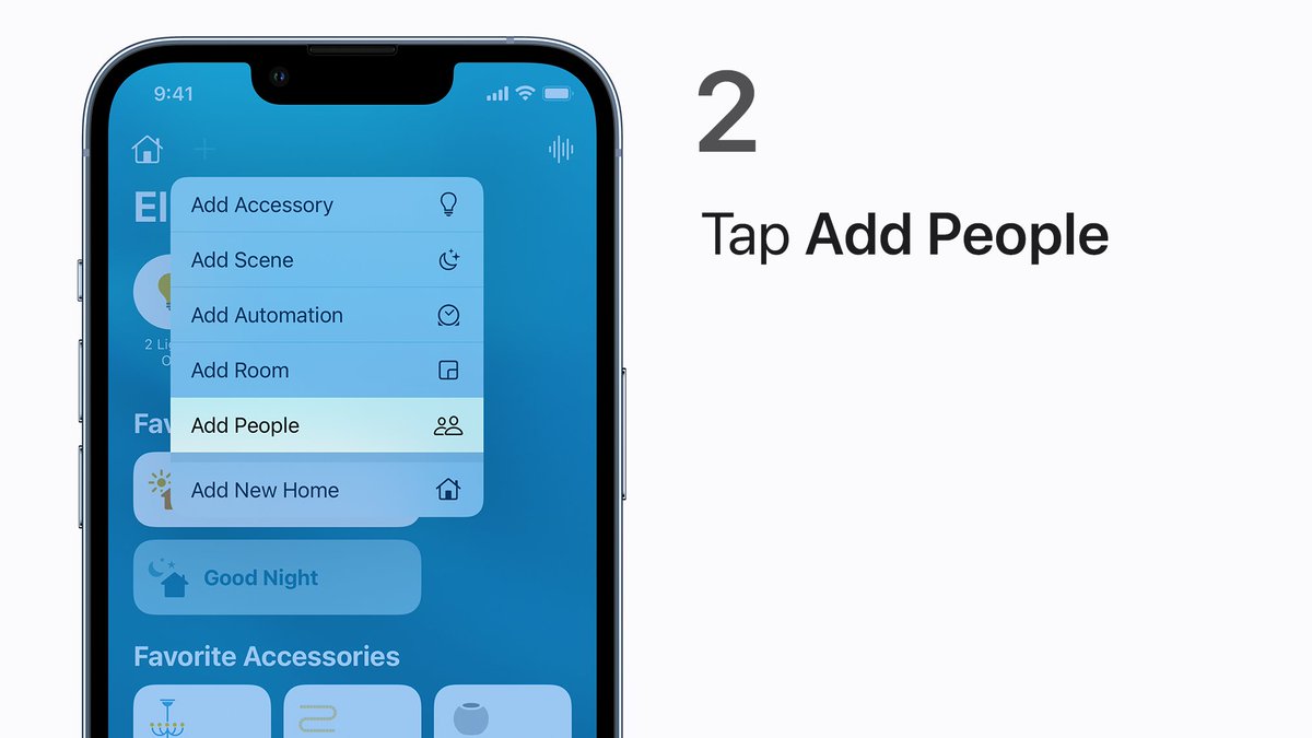 Step 2:
Tap Add People.
