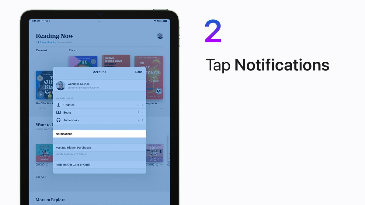 Step 2:
Tap Notifications.