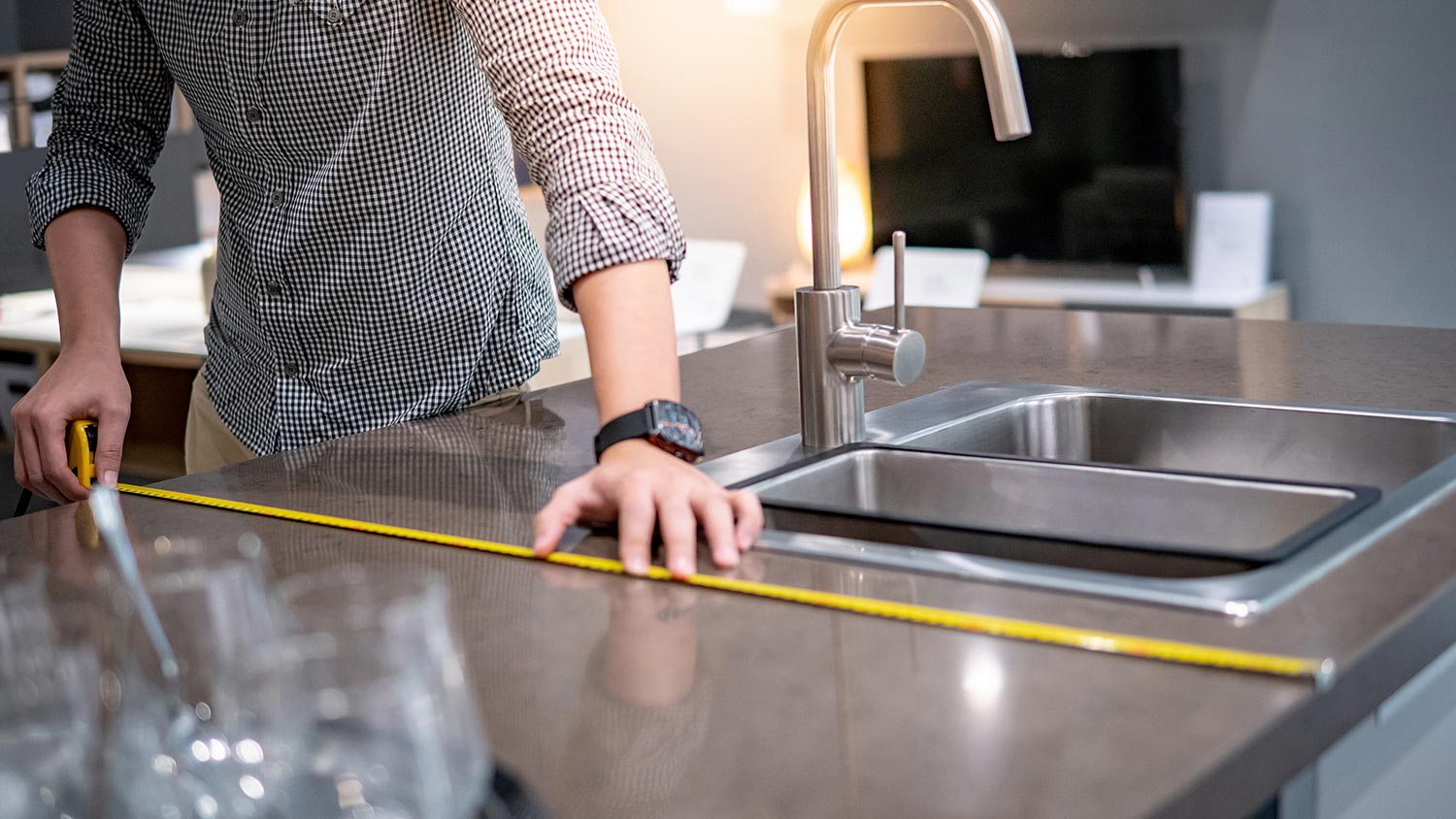 Measuring countertops