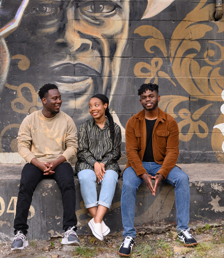 Peek app team. Featured: Harold Lomotey, Ashley McKoy, Ositanachi Otugo