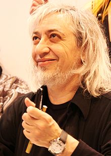 Luis Royo at the 30th Paris Book Fair at the Porte de Versailles