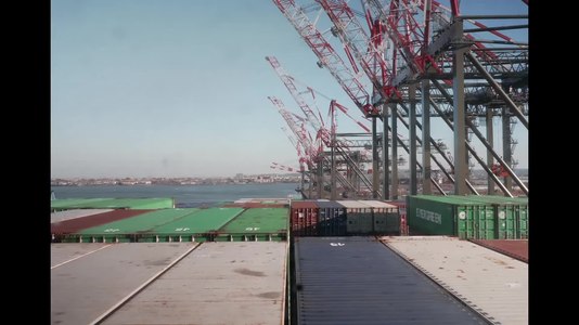 File:Container Ship Dashcam Around The World In 70 Days Timelapse, 4k, 60fps.webm