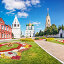 Соборная площадь Коломны Cathedral Square in Kolomna (2017 год). Стоковое фото, фотограф Baturina Yuliya / Фотобанк Лори