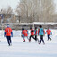 Stadium "Red Star" - winter football in Siberia (2016 год). Редакционное фото, фотограф Александр Карпенко / Фотобанк Лори