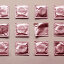 pattern of many condoms and empty package on pink background. Стоковое фото, фотограф Анна Майорова / Фотобанк Лори