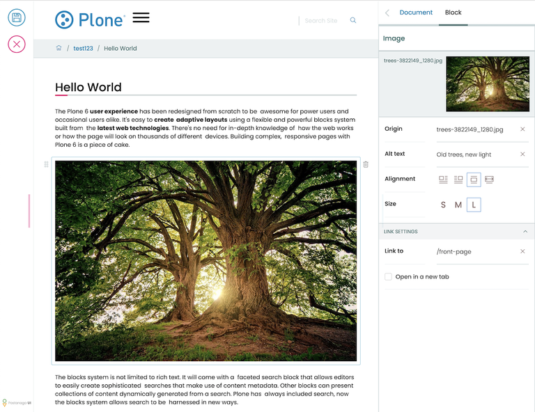 Plone 6 editor 