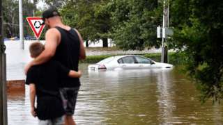 Flooding in Camden in Sydney