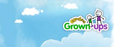 Grown-ups logo in the sky.