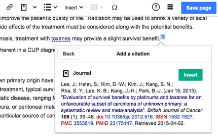 Citoid results in VisualEditor Screen Shot 2015-04-02.png