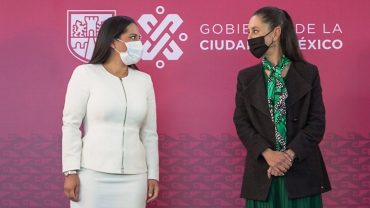 CIUDAD DE MÉXICO, 14DICIEMBRE2021.- Sandra Cuevas, alcaldesa de Cuauhtémoc; Claudia Sheinbaum, Jefa de Gobierno, y Ernestina Godoy, Fiscal General de Justicia de la Ciudad de México, encabezaron la reunión de gabinete de seguridad y mesas de construcción de paz para la alcaldía Cuauhtémoc.