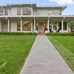 Modern house with big front yard