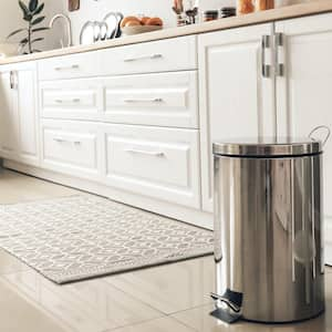 Clean trash bin in modern kitchen