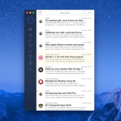 Airmail 3 voor de Mac in een smalle weergave.