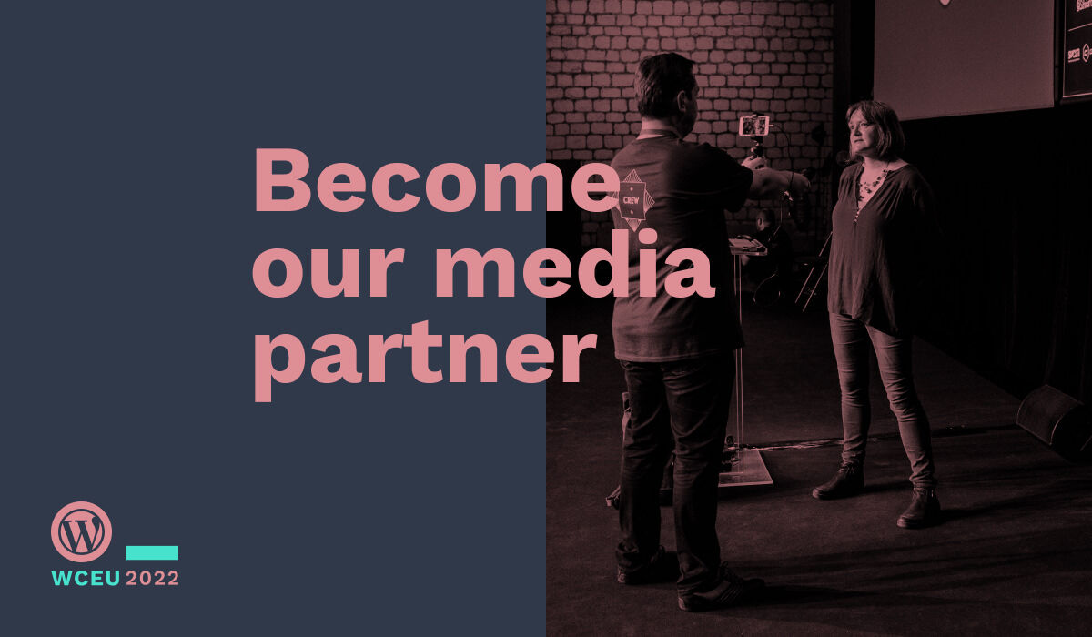 Become our media partner at #WCEU
