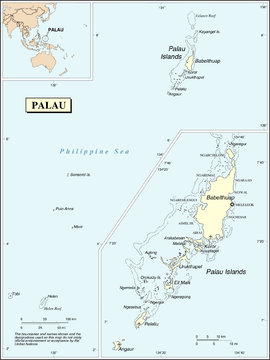 Kaart fan Palau (VN)