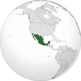 Location of Mexico