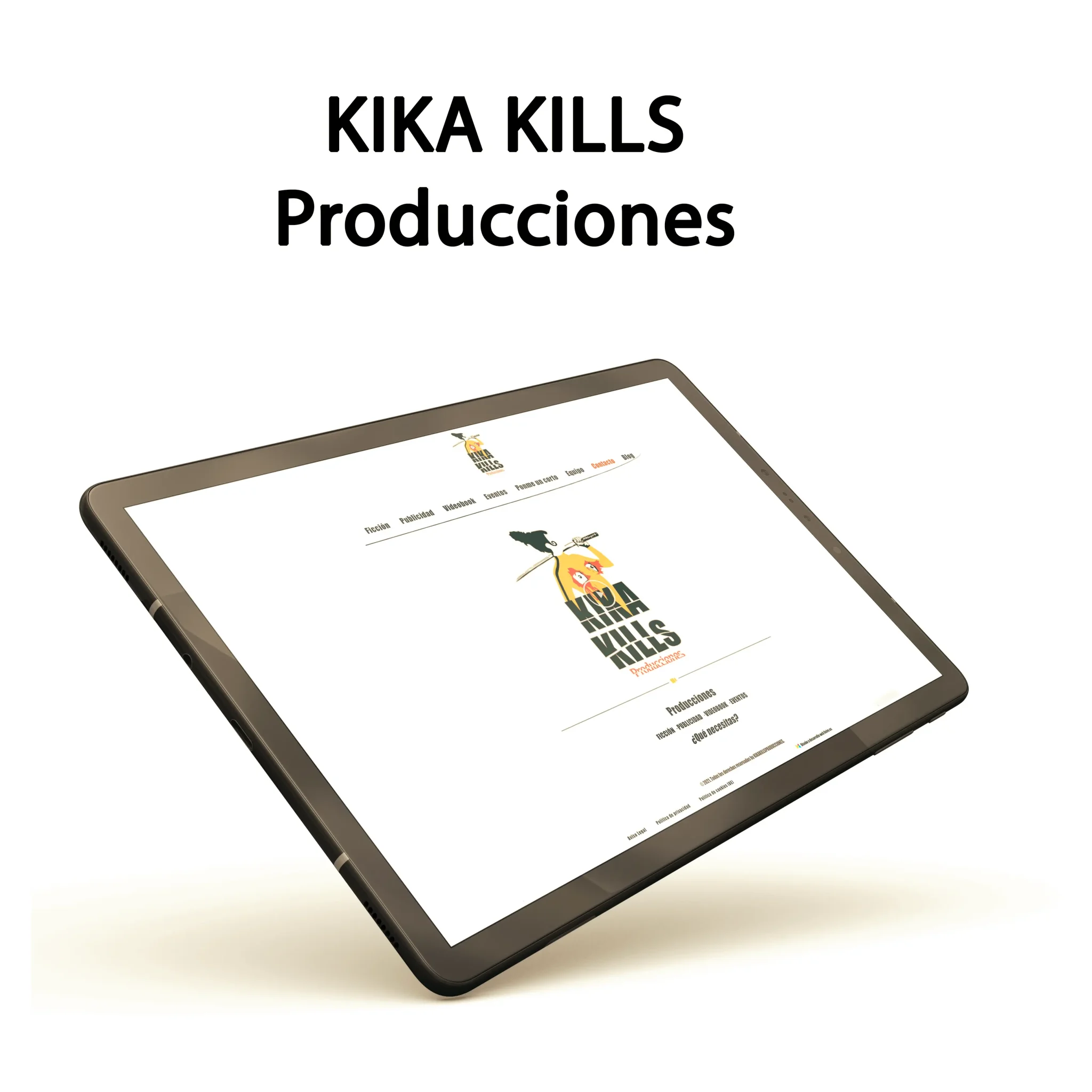 Web dinámica: Kika Kills Producciones