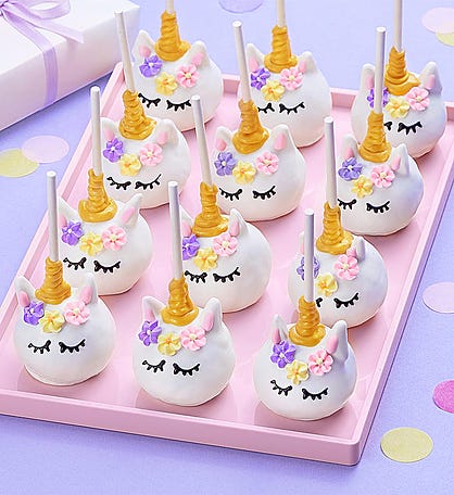 Magical Unicorn Truffle Cake Pops