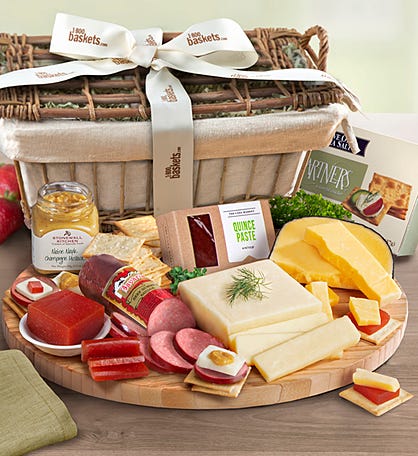 Epicurean Meat & Cheese Gift Basket