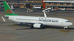 Malawian Airlines Boeing 737-800 (ET-APL) at OR Tambo International Airport.jpg