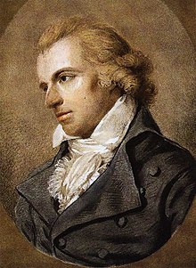 Portrait of Schiller by Ludovike Simanowiz (1794)