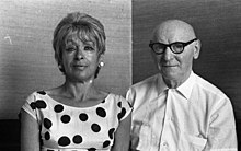 Isaac Bashevis Singer and his wife.