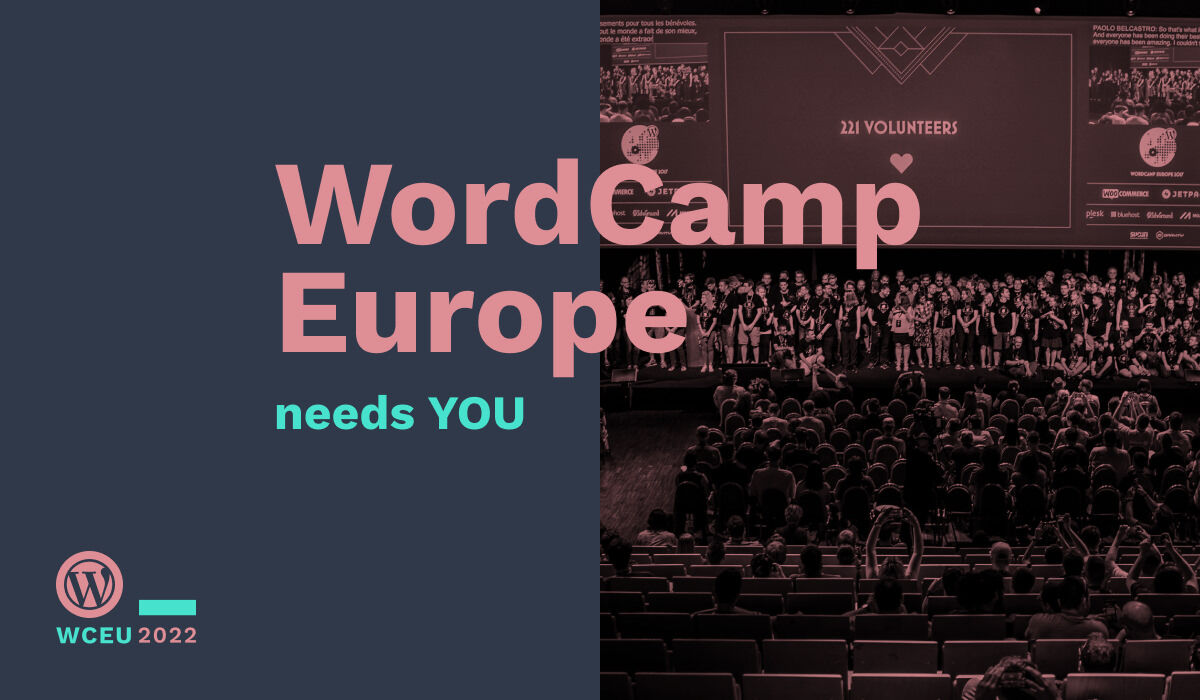 WordCamp Europe needs YOU! Volunteer now. 