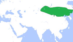 Liao dynasty at its greatest extent, c. 1000