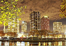 Front de Seine skyline