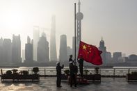 General Views of Shanghai As China's $708 Billion Race for Cash Adds Pressure on PBOC to Ease