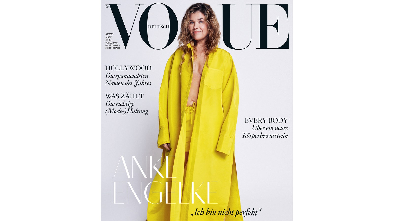 Anke Engelke für Vogue Deutsch Cover 032022