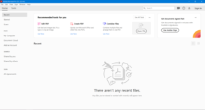 Adobe Acrobat Pro DC main window in Windows 10.png