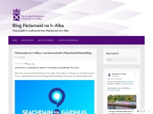 Blog Pàrlamaid na h-Alba