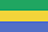 Flag for Gabon