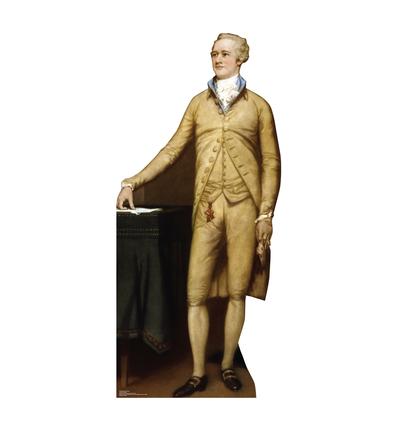 HISTORY Alexander Hamilton Standee