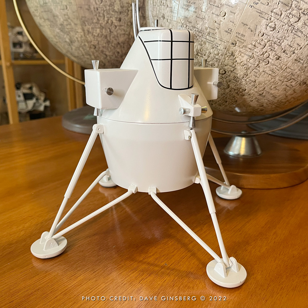 Apollo Lunar Module contractor model. Photo credit: Dave Ginsberg © 2022
