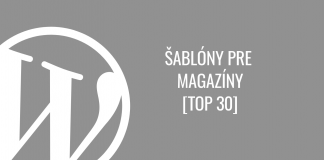 WordPress šablony pro magazíny