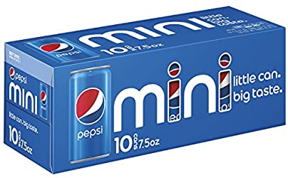 Pepsi Mini Cans, 7.5 Ounce, 10 Count