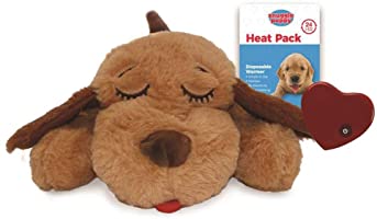 SmartPetLove Snuggle Puppy Heartbeat Stuffed Toy - Pet Anxiety Relief and Calming Aid