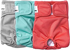 Pet Parents Washable Dog Diapers (3pack) of Durable Doggie Diapers, Premium Female Dog Diapers