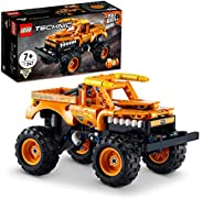 LEGO Technic Monster Jam El Toro Loco 42135 Model Building Kit; A 2-in-1 Pull-Back Toy for Kids Who Love Monst