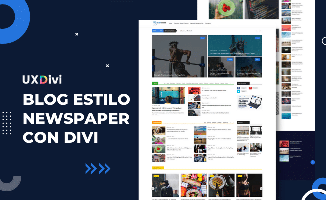 Crear un blog de noticias estilo Newspaper con Divi