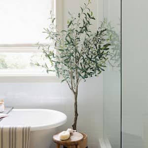 White tub tree shower shelf