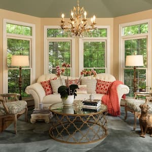 sunroom floor to ceiling bow windows 