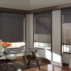 solar screen window treatments in office