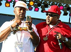 Bun B (left), Pimp C (right) in 2007