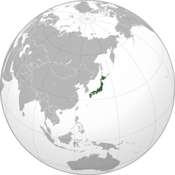 Japans placering